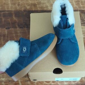 UGG Teal Suede Infant Booties